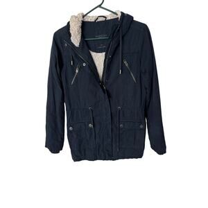 Aeropostale Navy Blue hooded jacket size small